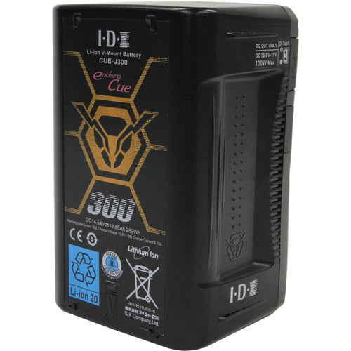 IDX System Technology CUE-J300 High-Load V-Mount Battery (286Wh)