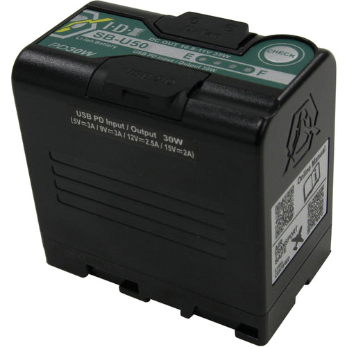 IDX System Technology SB-U50 PD Sony BP-U Lithium-Ion Battery (14.4V, 48Wh)
