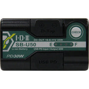 IDX System Technology SB-U50 PD Sony BP-U Lithium-Ion Battery (14.4V, 48Wh)