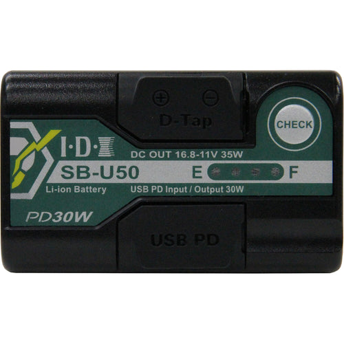 IDX System Technology SB-U50 PD Sony BP-U Lithium-Ion Battery (14.4V, 48Wh)