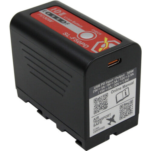 IDX System Technology Sony L-Series Battery with USB-C PD (7.2V, 6600mAh)