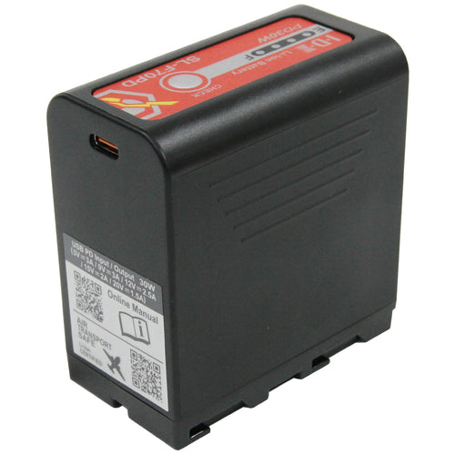 IDX Sony L-Series Battery with USB-C PD (7.2V, 9930mAh)