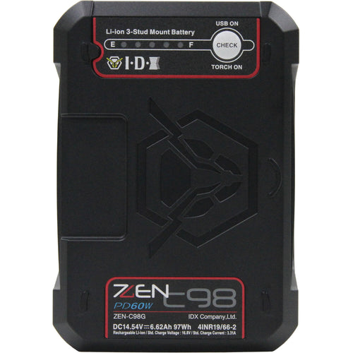IDX 97Wh Li-ion Three Stud Battery (Gold Mount)