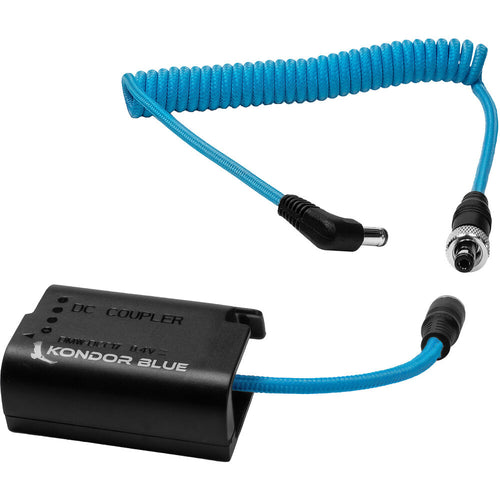 Kondor Blue DC 2.1mm to DMW-BLK22 Dummy Battery Cable for Lumix GH6, S5II & S5IIX