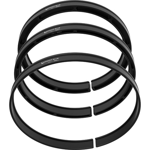 Kondor Blue Cine Lens Clamp-On Adapter Ring Set (114-100/104/110mm)