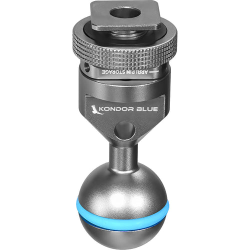 Kondor Blue Ball Head to Cold Shoe Mount for Magic Arms