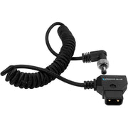 Kondor Blue Coiled D-Tap to Locking DC 2.5mm Right-Angle Cable for amaran (16 to 32