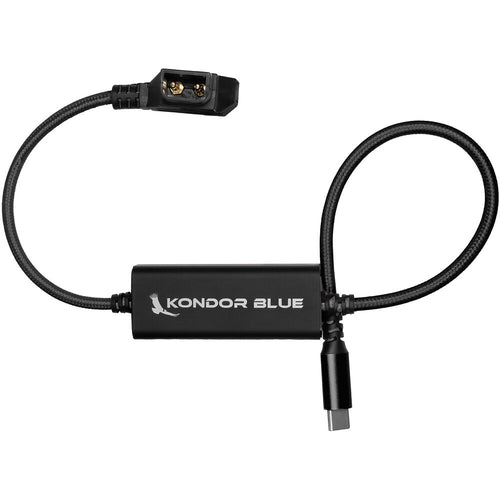 Kondor Blue D-Tap to USB-C Power Delivery Cable for Mirrorless Cameras (16