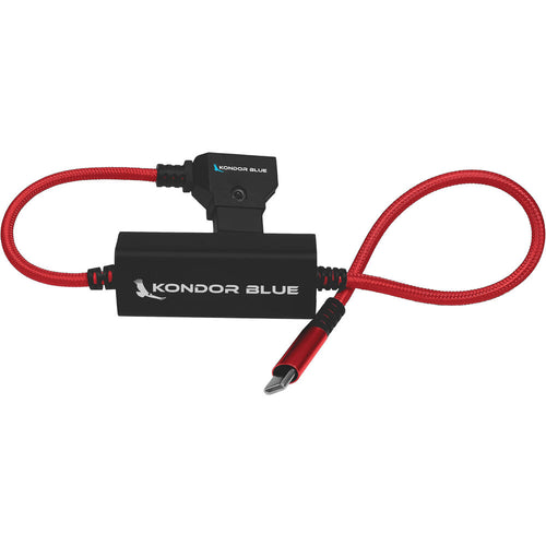 Kondor Blue D-Tap to USB-C Power Delivery Cable for Mirrorless Cameras (16