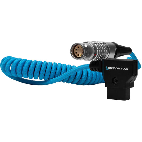 Kondor Blue Coiled D-Tap to ARRI ALEXA Mini Power Cable (16-32