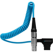 Kondor Blue Coiled D-Tap to ARRI ALEXA Mini Power Cable (16-32