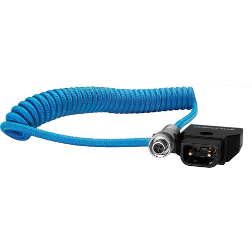 Kondor Blue Coiled D-Tap to 4-Pin Cable for Select PORTKEYS Monitors (12 to 24