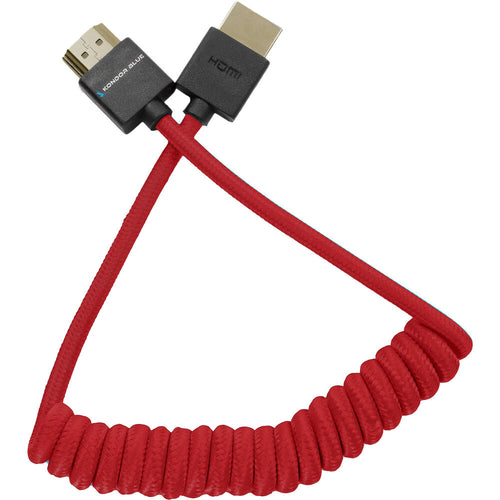Kondor Blue Coiled High-Speed HDMI 2.0 Braided Cable (12 to 24