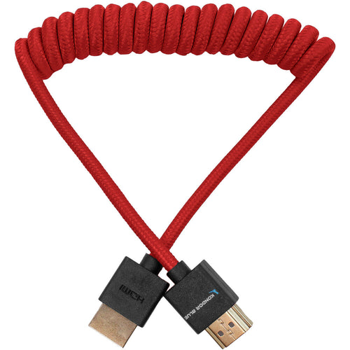 Kondor Blue Coiled High-Speed HDMI 2.0 Braided Cable (12 to 24