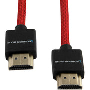 Kondor Blue Braided High-Speed HDMI Cable (Red, 16