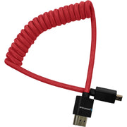 Kondor Blue Coiled Micro-HDMI to HDMI (12 to 24