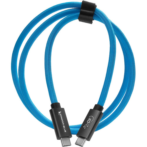 Kondor Blue Thunderbolt 4 USB-C Cable (3', Kondor Blue)