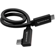 Kondor Blue Right-Angle USB-C 3.1 Gen 2 Cable (12