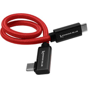 Kondor Blue Right-Angle USB-C 3.1 Gen 2 Cable (12