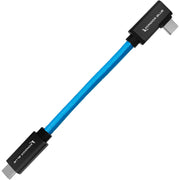 Kondor Blue Right-Angle USB-C 3.1 Gen 2 Cable (5