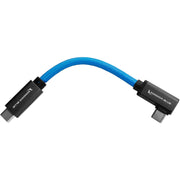 Kondor Blue Right-Angle USB-C 3.1 Gen 2 Cable (5