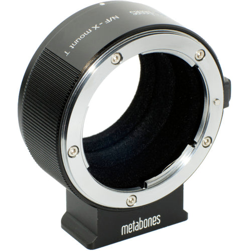 Metabones Nikon F to Fujifilm X-Mount T Adapter with Tripod Foot (Black)