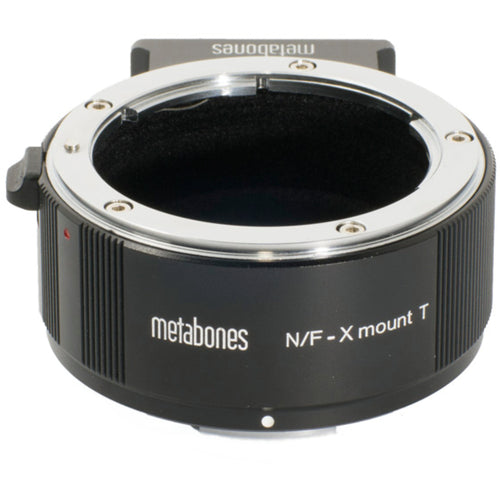 Metabones Nikon F to Fujifilm X-Mount T Adapter with Tripod Foot (Black)