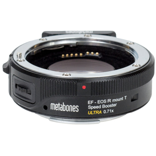 Metabones Canon EF to RF-Mount T CINE Speed Booster Ultra 0.71x Adapter with Tripod Foot (Black)