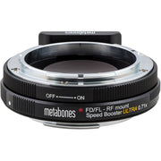 Metabones Canon FD/FL to RF-Mount T CINE Speed Booster Ultra 0.71x Adapter with Tripod Foot (Black)
