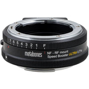 Metabones Nikon G to Canon RF-Mount Speed Booster Ultra 0.71x Adapter with Tripod Foot (Black)