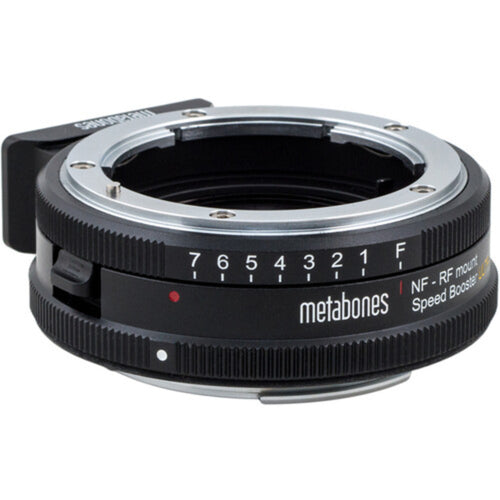Metabones Nikon G to Canon RF-Mount Speed Booster Ultra 0.71x Adapter with Tripod Foot (Black)