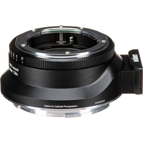 Metabones Nikon F to Fujifilm G-Mount (GFX) Expander 1.26x with Tripod Foot (Black)