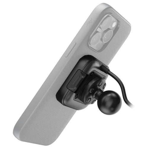 Peak Design Mobile Motorcycle Mount 1in Ball Adapter: Locking & Charging Black