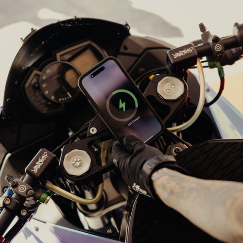 Peak Design Mobile Motorcycle Mount Stem Mount: Charging Black