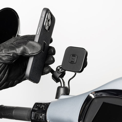 Peak Design Mobile Motorcycle Mount Mirror Mount: Charging Black