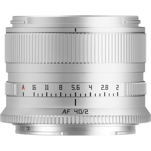 TTArtisan 40mm f/2 AF Lens (Silver)