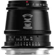 TTArtisan 17mm f/1.4 Lens Black