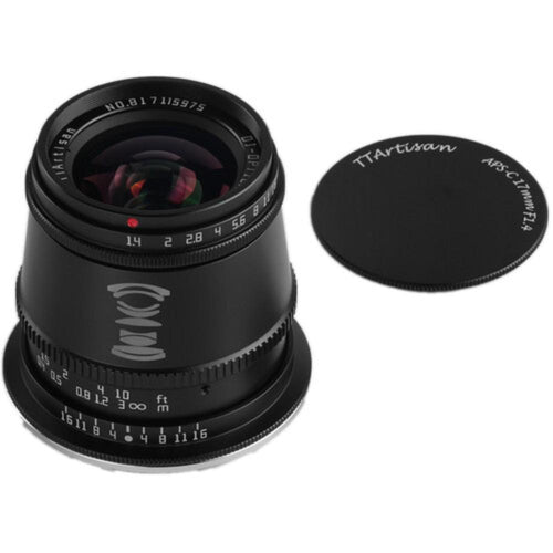 TTArtisan 17mm f/1.4 Lens Black