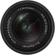 TTArtisan 17mm f/1.4 Lens Black