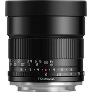 TTArtisan 10mm f/2 Mount Lens Black