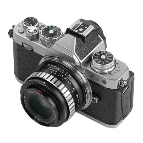 TTArtisan 23mm f/1.4 Lens (APS-C) Black with Silver