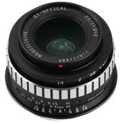 TTArtisan 23mm f/1.4 Lens (APS-C) Black with Silver