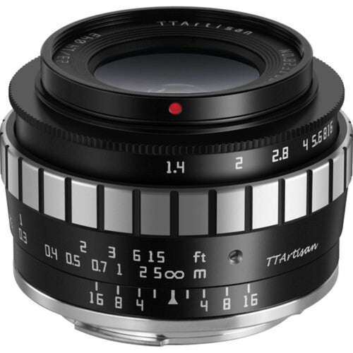 TTArtisan 23mm f/1.4 Lens (APS-C) Black with Silver