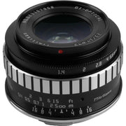 TTArtisan 23mm f/1.4 Lens (APS-C) Black with Silver