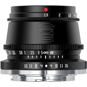 TTArtisan 35mm f/1.4 Lens Black
