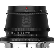 TTArtisan 35mm f/1.4 Lens Black