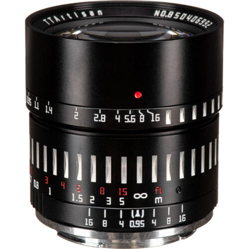 TTArtisan 50mm f/0.95 Lens Black with Silver