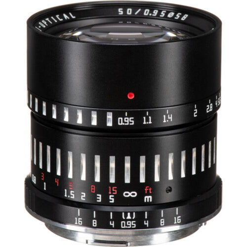TTArtisan 50mm f/0.95 Lens Black with Silver