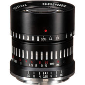 TTArtisan 50mm f/0.95 Lens Black with Silver