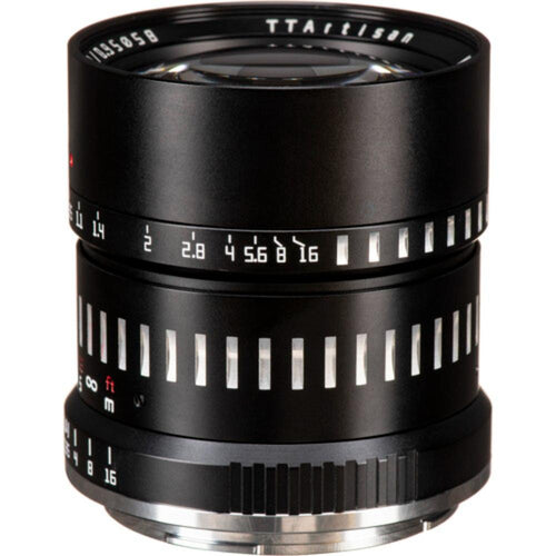 TTArtisan 50mm f/0.95 Lens Black with Silver